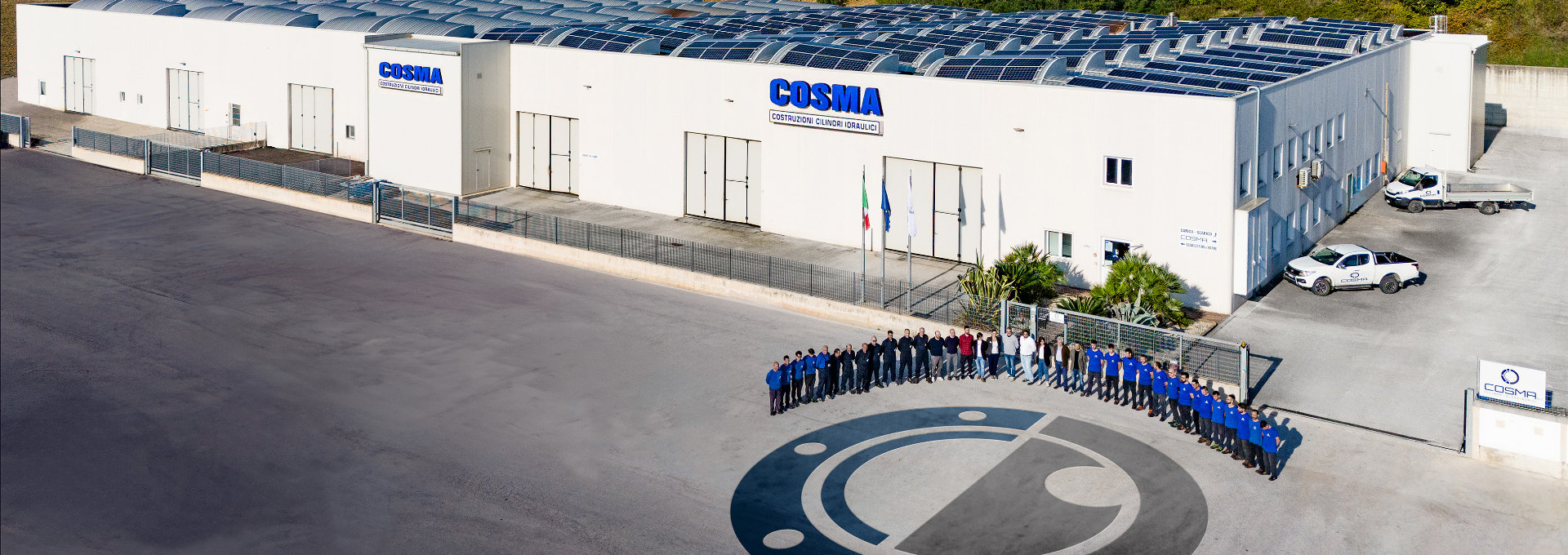 Davide Caporaletti in azienda