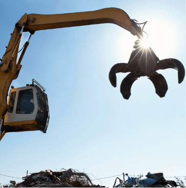 Gru e caricatori per rifiuti